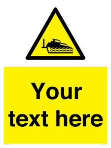 Custom warning grounding cruiser on lock cill